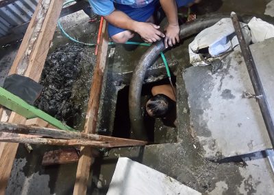 Manual Cleaning Septic Tank